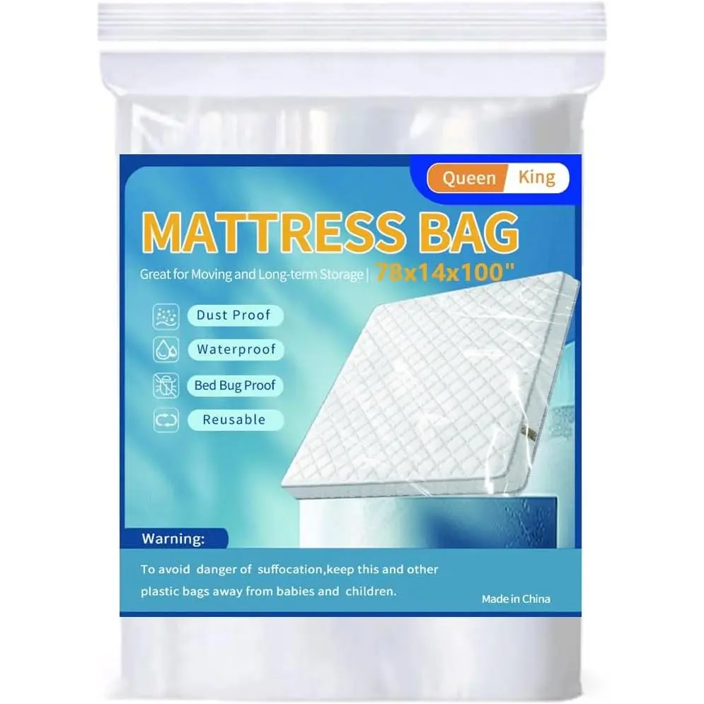 Mattress Bags for Moving Storage,Mattress Protector Cover,  Mattress Protector Storage Bags (1-Pack, /)