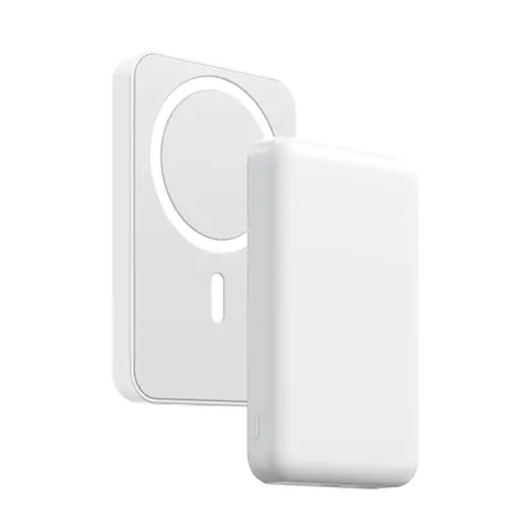 Keai Magnetic Power Bank - 5000mAh (5000-10000mAh Range), Compact Portable Chargeable Mobile/Smartphone Charger, MagSafe Fast Charging, USB-C QuickCharge 3.0 Single Port, EDC for iPhone 12-17 & Pro Max, Battery Anxiety Fix