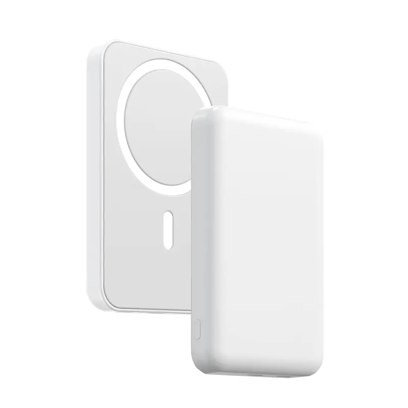 Keai Magnetic Power Bank - 5000mAh (5000-10000mAh Range), Compact Portable Chargeable Mobile/Smartphone Charger, MagSafe Fast Charging, USB-C QuickCharge 3.0 Single Port, EDC for iPhone 12-17 & Pro Max, Battery Anxiety Fix