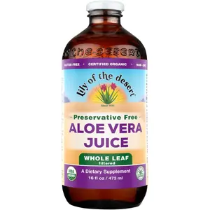 The Desert Aloe Vera Juice Whole Leaf, 16 Fluid Ounce