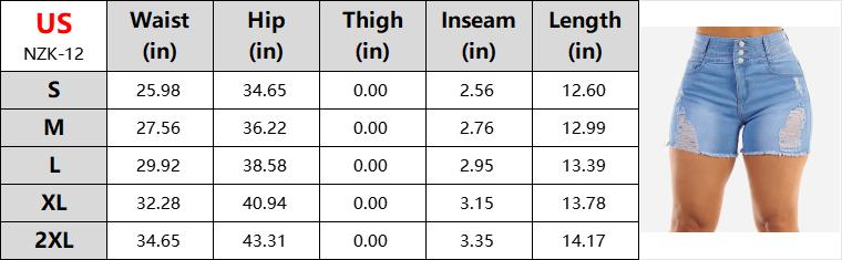 Women's Mid Rise Denim Shorts with Stretch Raw Hem Detail & Button Closure Casual Summer Style Jean Womenswear