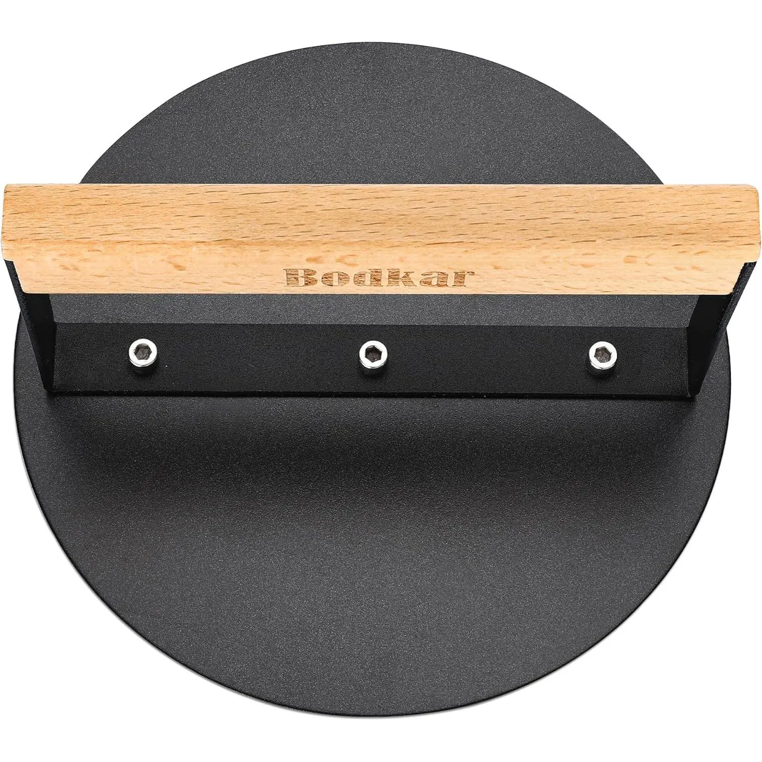 Smash Burger Press 6 inch, Round Burger Smasher Grill Press for Griddle Bacon Press Meat Steak Press with  Handle
