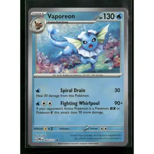 SV: Prismatic Evolutions Vaporeon (Master Ball Pattern) #022/131