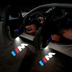 2/4Pcs LED Welcome Light Projector for BMW X1 1/3/5/7 Series E84 E90 E60 F10 F30 F15 F25 M3 M5 Door Decoration Car Accessories Led Car Lights
