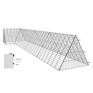 VEVOR Chicken Tunnels, 157.5 x 39.4 x 24.2 inch(LxWxH) Chicken Tunnels for Yard, Portable Chicken Tunnels for Outside with Corner Frames, Chicken Coop Run, Suitable for Chickens, Ducks, Rabbits