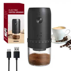 Portable Wireless Coffee Grinder, Adjustable Coarseness 40 Levels, High Precision Ceramic Burr, 1800mah Battery Type-C Charging, Coffee Equipment