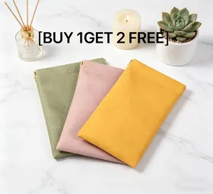 [BUY 1GET 2 FREE] Multi-functional Travel Storage Bag for Personal Items, Soft Leather Glasses Pouch, Portable Storage Bag for Jewelry, Lipsticks and Cosmetics