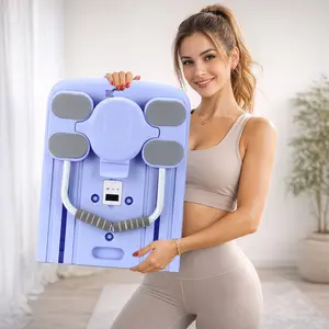 Pilates Board - Pilates Reformer Set, Multi-Purpose Foldable Pilates Reformer Board for Home, 5 in 1 Pilates Sliding Board