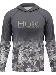 Men's Professional UV-Resistant Loose-Fitting Fishing Hoodie - Long Sleeve, Breathable, with Pro Gaiter, Male Machine Washable UV-Protective Summer Sports Outdoor Top