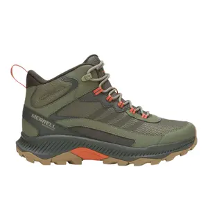 Merrell Mens Speed Strike 2 Lace Up Hiking Casual Boots Ankle - Green