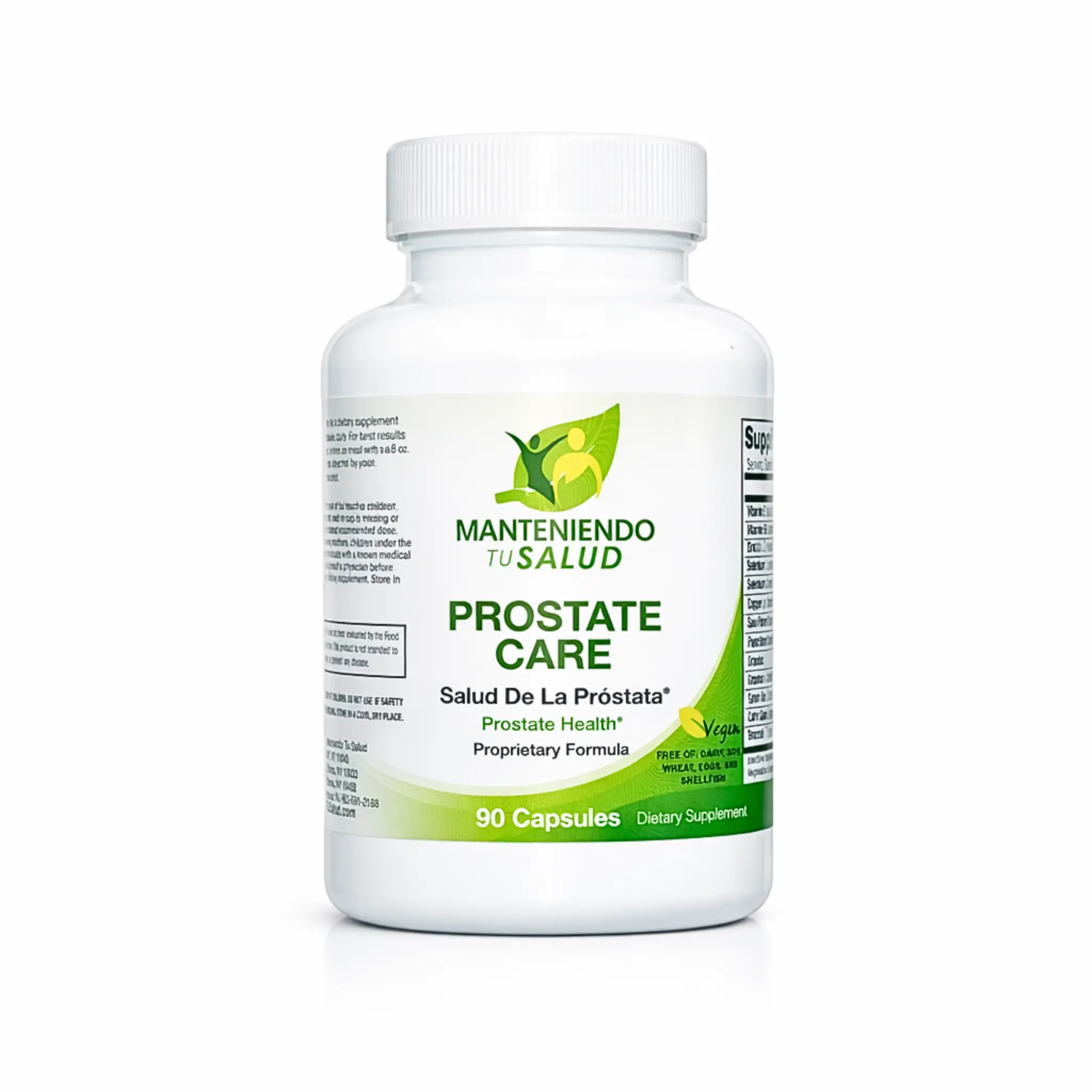 Manteniendo Tu Salud Prostate Care - 90 Capsules with Saw Palmetto & Nettle Root for Prostate Health Natural Wellness Supplement Holistic Wellness Journey - Dietary