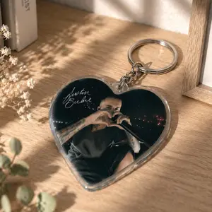 2026 Justin Acrylic Keychain 2 Side,Pop Signature Festival Music Keychain