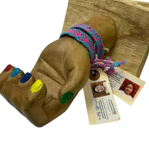 Handwoven Pink and Blue Heart Friendship Bracelets made my artisans in Guatemala.