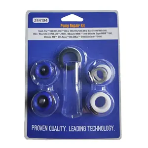 1 piece airless spray paint pump accessory repair packaging kit Paint Spraying Tool compatible with airless spray paint dispenser 295 390 395 490 495 595 3400 aftermarket