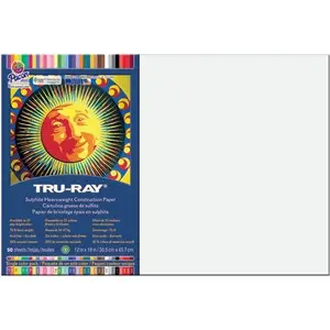 CONSTRUCTION PAPER: 12"X18" WHITE