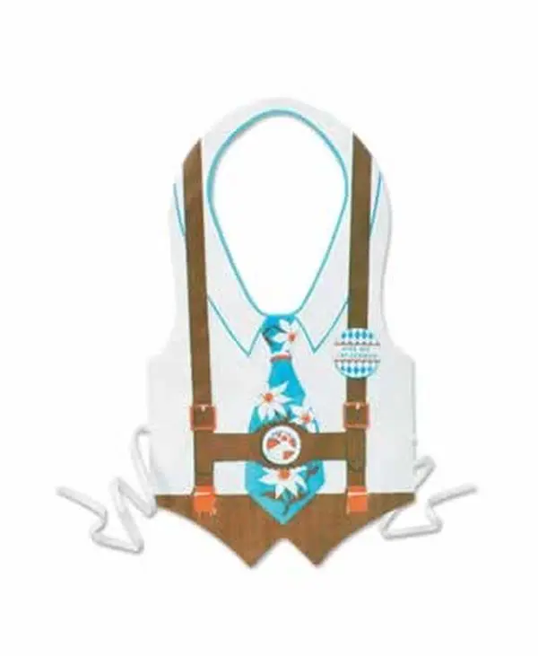 212 MAIN Full-Size Plastic Oktoberfest Vests, Pack of 48, Festive Party Supplies Accessories Made with Highest Quality Raw Materials