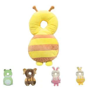 Toddler Head Protector Backpack - Adjustable Safety Cushion with Thick Padding, 100% Cotton Washable Cover for Baby Fall Protection ()