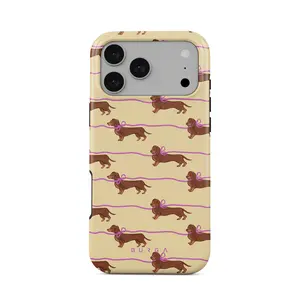 Burga Always Late Case for iPhone 17/16/15/14/13/12/11 Air/Plus/Pro/Pro Max – Airy Elegance, Retro Cloudscape Design, Wireless Charging Compatible, Perfect Gift for Her & Lover