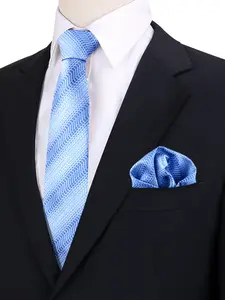 Men's Casual Style Tie Scarf Set, Soft Comfortable Versatile Accessory, Perfect for Parties & Gatherings, Ideal Gift Idea, Casual Comfy Tie