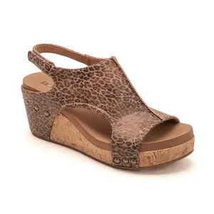 Carley Small Leopard Sandal - Boutique by Corkys