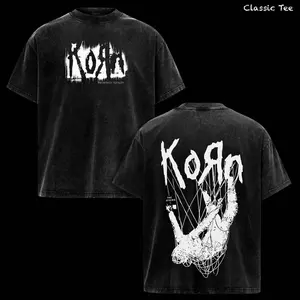 Korn The Path of Totality Shirt – Nu Metal Band Graphic T Shirt, Vintage Acid Washed Oversized Tee, Industrial Rock Streetwear Heavy Cotton Unisex Top, Dark Grunge Aesthetic Album Art Shirt, Gift for Metal Fans SIK