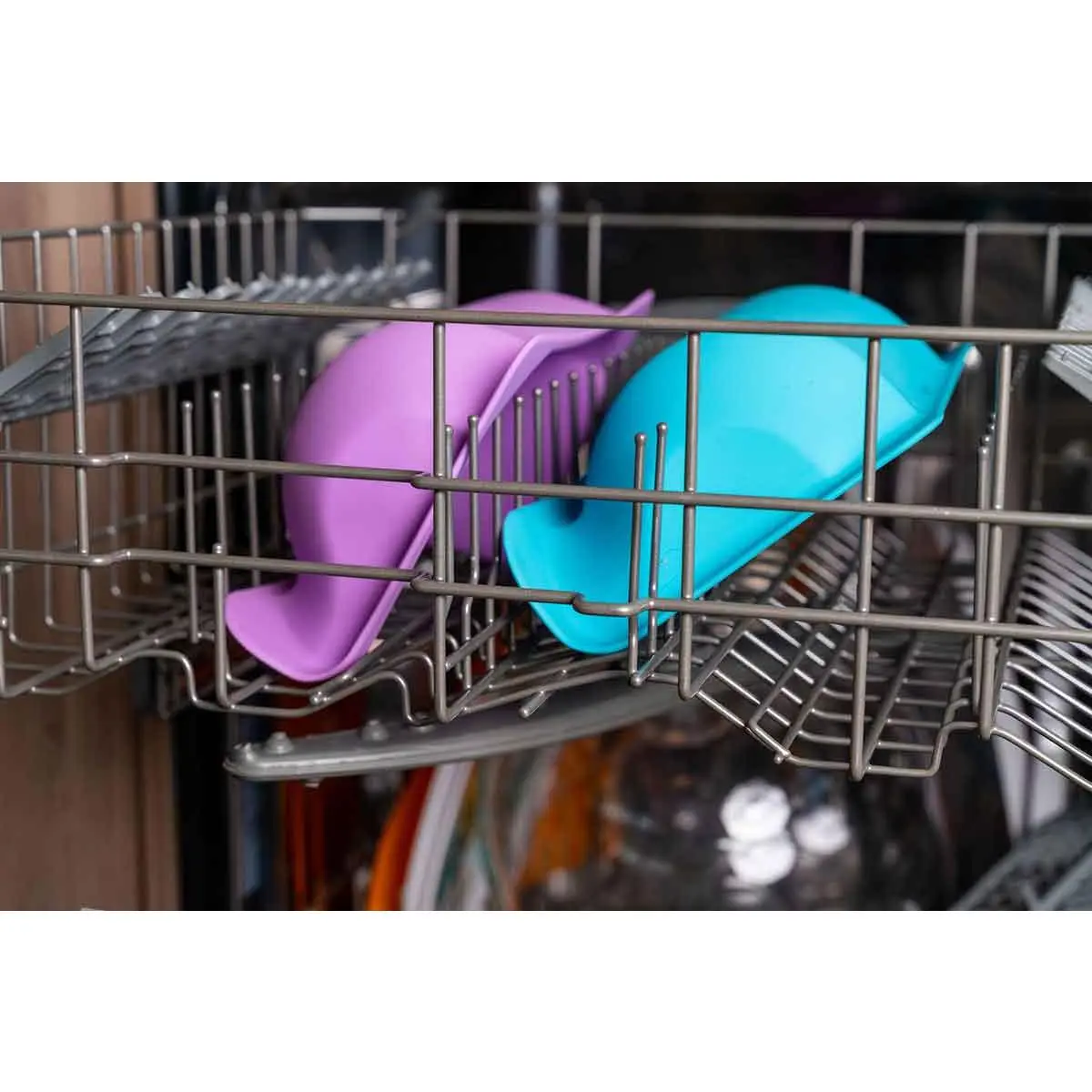 Silicone Slow Feeder Insert for Pet Bowls | Dishwasher-Safe Fluff Trough Replacement