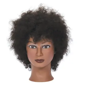 Salon Care Miss Mia Afro Mannequin Head, Hairpiece & Wig Tool for Hair Extensions & Wigs Accessories