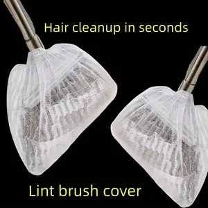 Disposable Broom Hair Cleaning Covers (20/50pcs), Lint Brush Floor Hair Cleaning Magic Device with Fine Mesh Net Design, No-Tangle Broom Net Sacks to Capture Dust, Hair & Debris – Ideal for Home, Kitchen & Pet Owners