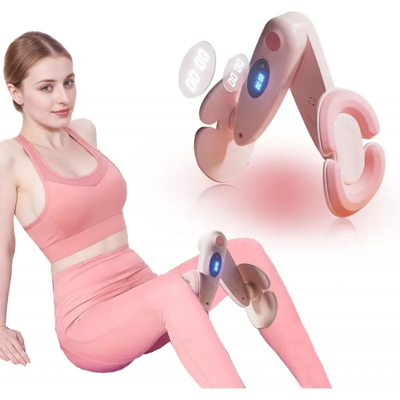Kegel Exerciser with Intelligent Counter and Adjustable Resistance, Pelvic Floor Trainer for Female Pelvic Rehab, Inner Thigh, and Arm Workouts, Counting