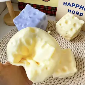 Ultra-Thin TPR Cheese Squishy Dough Ball - Coconut Oil & Petroleum Jelly Filled, Soft Moldable Handmade Squeeze Toy, Stress Relief Fidget Item, Perfect Children's Day Gift for Kids