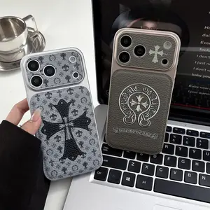 New iPhone 17 Pro Max Case, Protective Cover Compatible with Apple iPhone 17, Stylish Eu/us Phone Shell, Diverse Colors Available, Cross