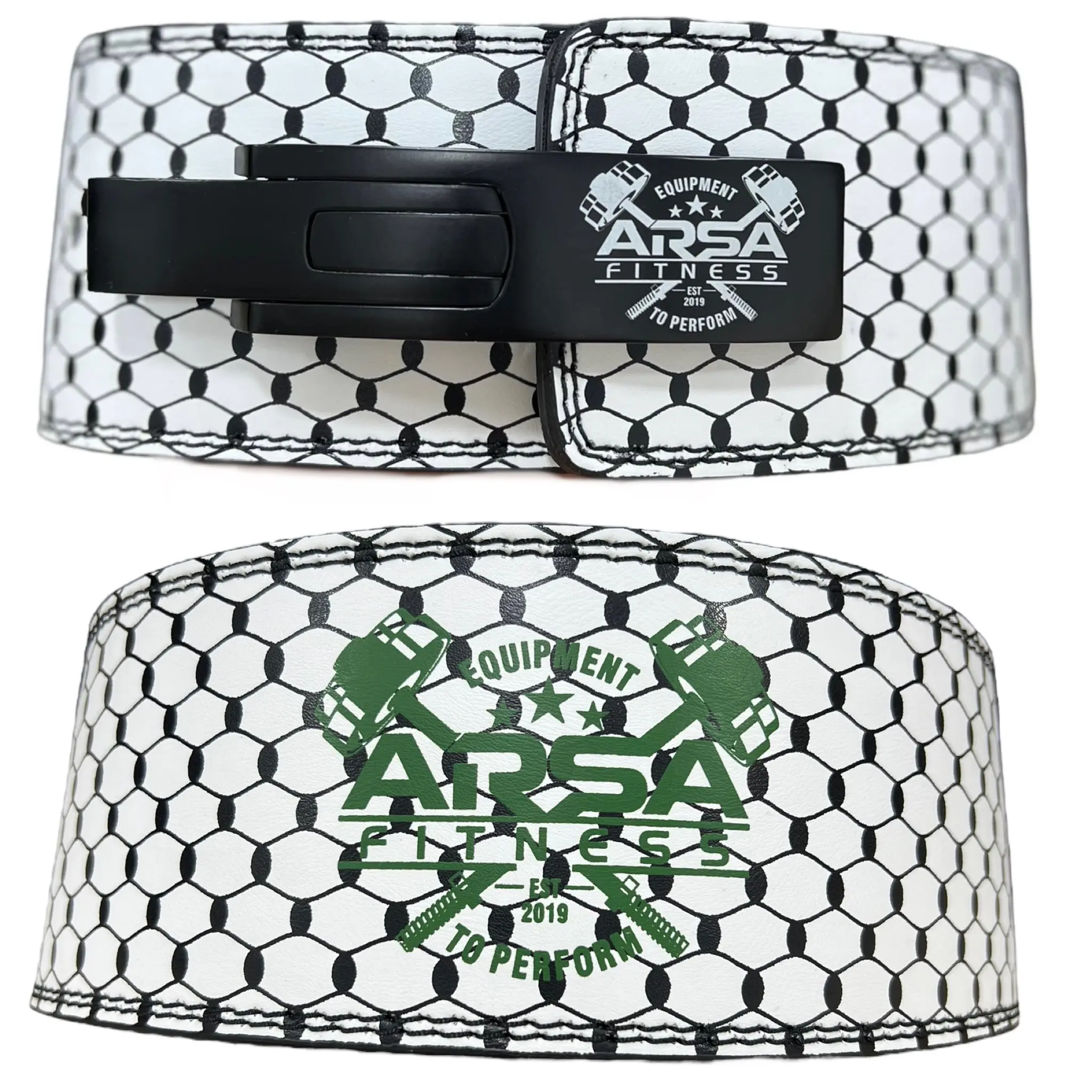 Arsa Fitness Weightlifting Lever Belt 10mm Thickness - Kufiya Series