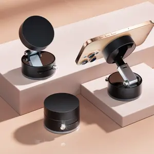 Vacuum Suction Magnetic Phone Holder, Universal Smartphone Holder, Universal Compatible, Durable Portable Car Accessory, Ideal Choice for Daily Use, Phone Suction Pad