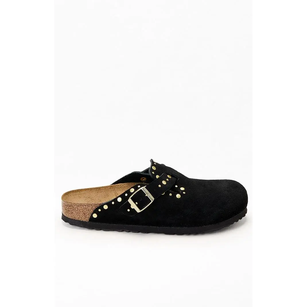 Birkenstock Women's  Boston Rivets Clog Black