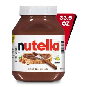 (W)Nutella Hazelnut Spread with Cocoa for Breakfast, 33.5 oz Jar