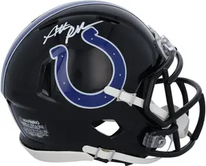 Anthony Richardson Indianapolis Colts Autographed Riddell Indiana Nights 2023 Alternate Speed Mini Helmet - Fanatics Authentic Certified