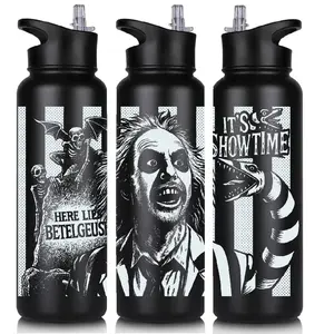 40oz Horror Laser Engraved Bottle