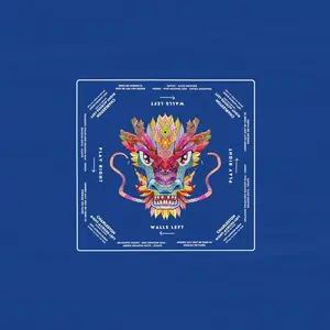 Dark Blue Dragon Mahjong Tablecloth - Vibrant and Colorful Design for Mahjong Enthusiasts