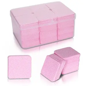 Nail Wipes - Professional Lint-Free Nail Polish Remover Pads, Fingernail Polish Remover, UV Gel Cleansing Tissues, Unscented Manicure Prep And Finish Nail Art Cleaning Tool