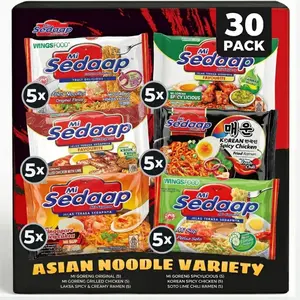Assorted Asian Instant Noodles Variety Box by Mi Sedaap