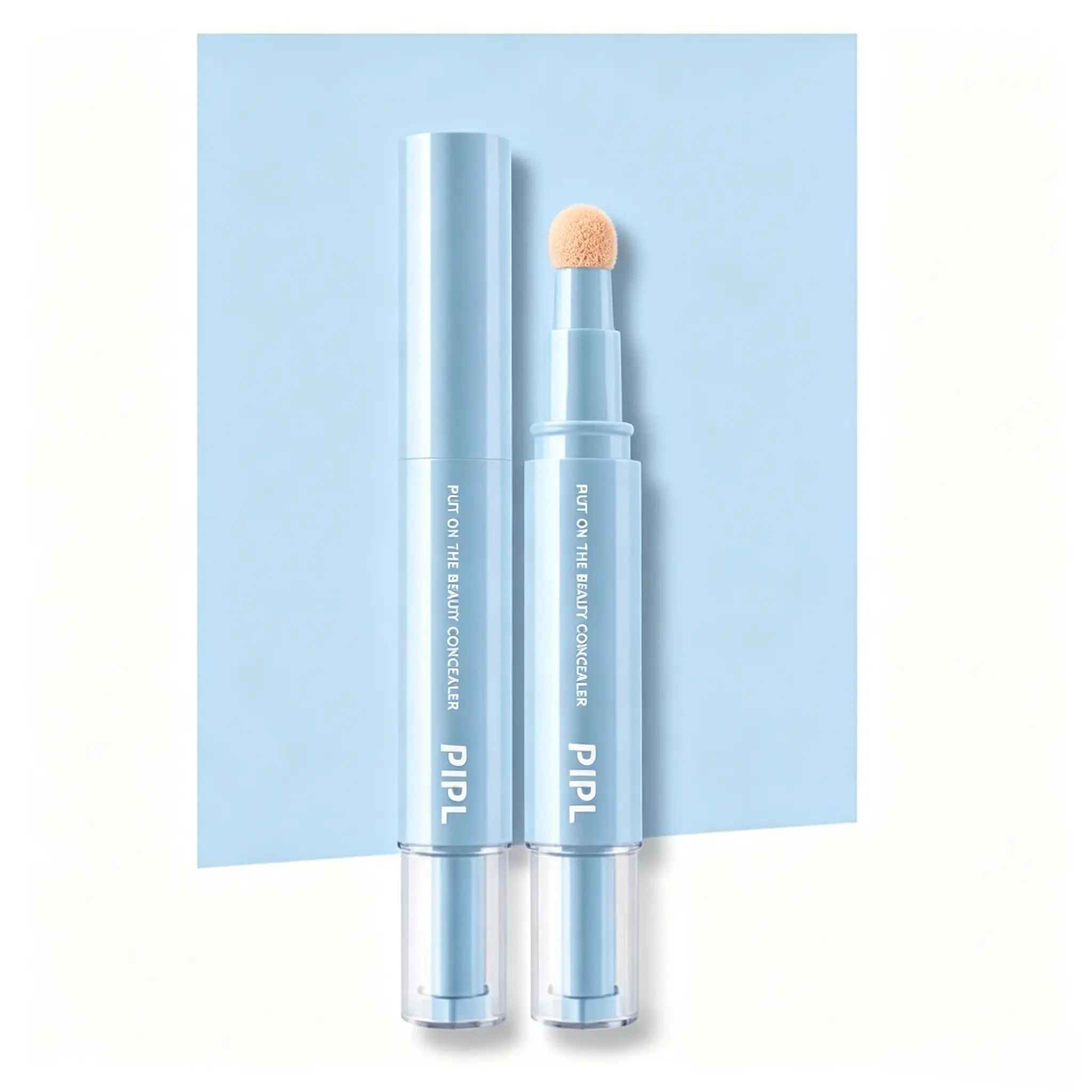 Hydrating Sponge Tip Concealer Pen Full Coverage No Crease Buildable Buildable Makeup for All Skin Types