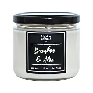 Bamboo & Aloe Soy Candle