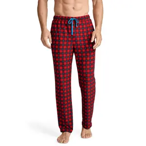 Jockey Men's Ultra Soft Cooling Sleep Pant L Fun Red Plaid
