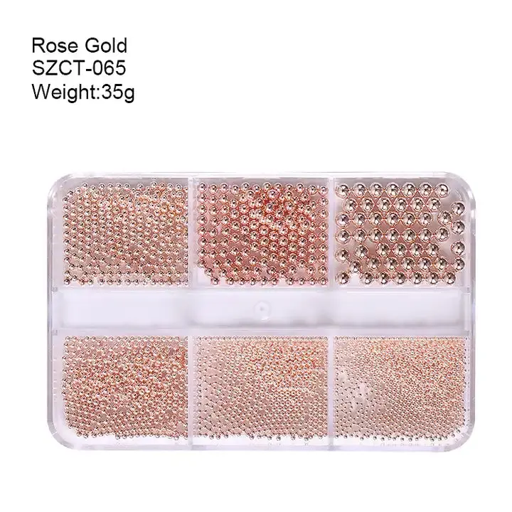 6 Grid Ball Beads - SZCT 065 - Bronze