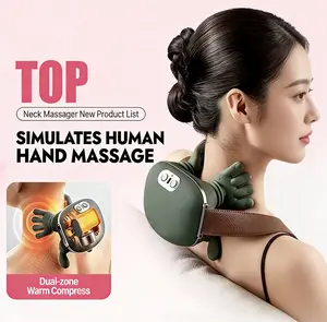Shoulder Massager Electric Cervical Massager BionicHandHeating Wireless Portable 3D Kneading Massage forPain Relief deep Tissue, Leg Neck & Back Massager &Lightweight 2026 (Upgraded Version) Gift