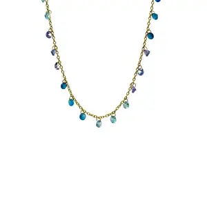 Marie Helene de Taillac Blue Lagoon Dangling Necklace