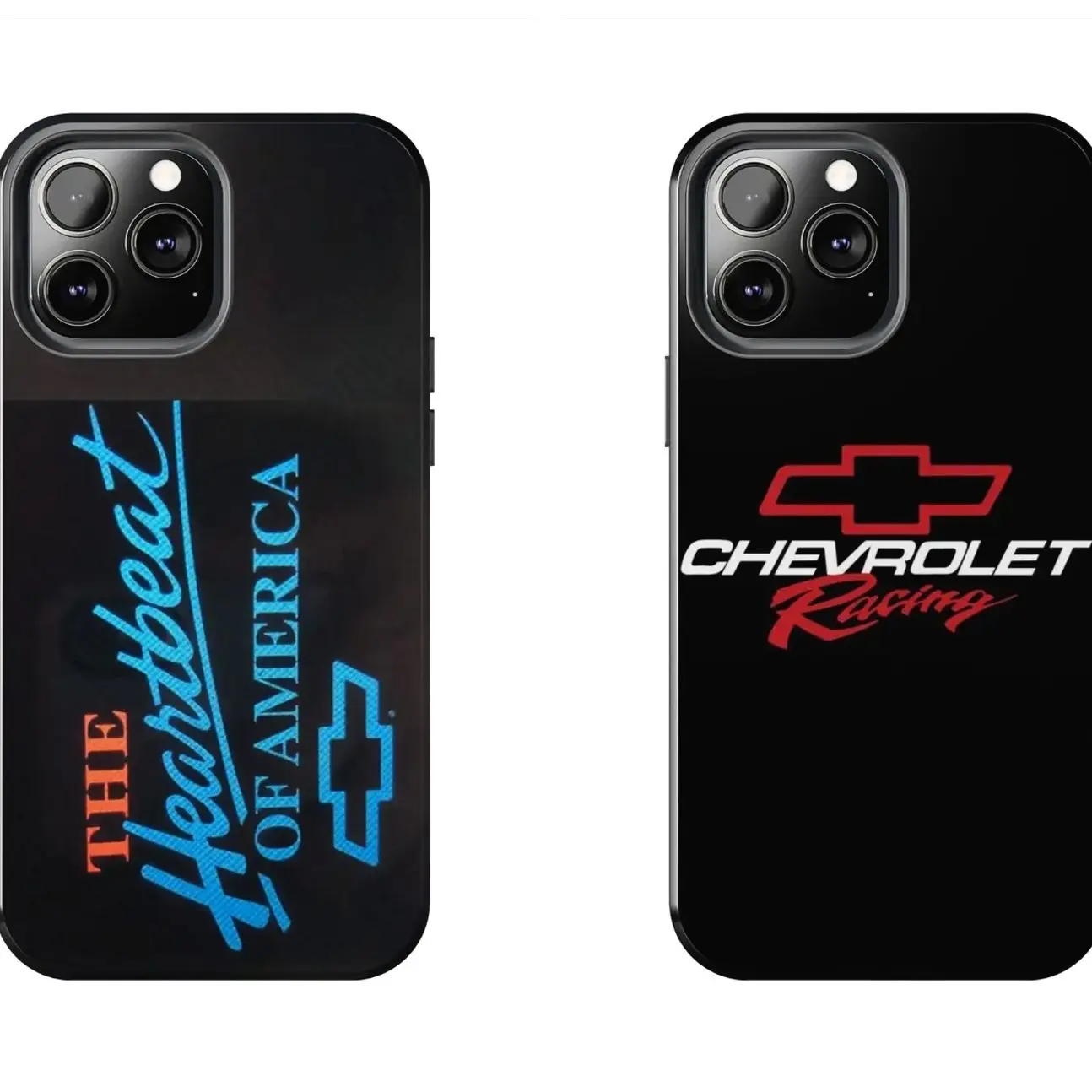 Classic Heartbeat & Bowtie Racing Couple Case Phone Case | BFF Couple Compatible with iPhone 17, 16, 15, 14, 13, 12, 11, 8, SE, XR, X, XS Max, Pro, Plus