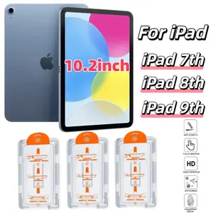 3-Pack HD Tempered Glass Screen Protector for iPad 10.2 Inch, 9h Hardness, Easy Install, Anti-Scratch, No Dust, No Bubbles, Tablet Protector