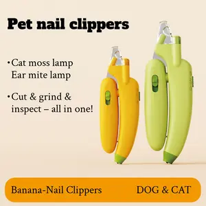 Pet Nail Clippers with Lights for Cats Dogs & Rabbits Special Nail Trimmers for Beginner Pet Owners Essential Grooming Tools Easy to Use