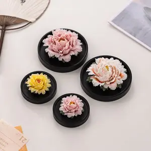 Creative Ceramic Peony Diffuser, Office & Living Room Decor, Car Air Freshener, Gift for Girlfriend, Parents, Elderly